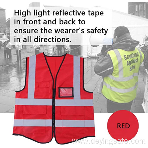 Reflective Safety Jacket for Outdoor